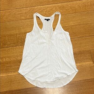 American Eagle Outfitters White Tank Top small